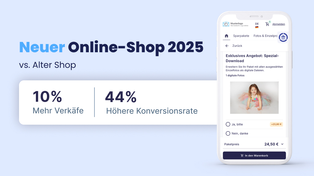 Neuer Onlineshop als Standard